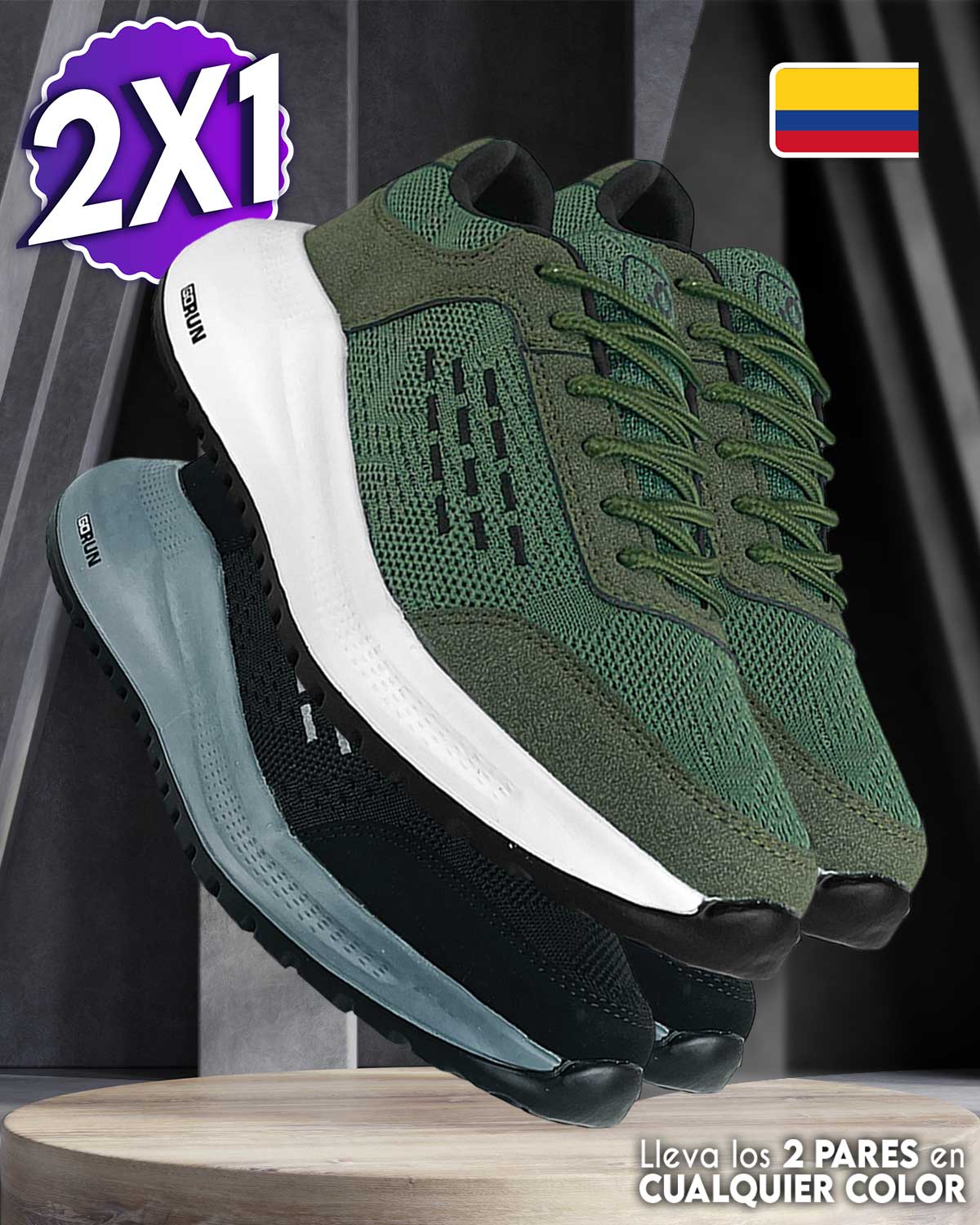 GoRun!® 2X1 2026 - Zapatillas ultra confortables Lleva 1 Par y de regalo llevas 1 Par adicional ¡GRATIS!